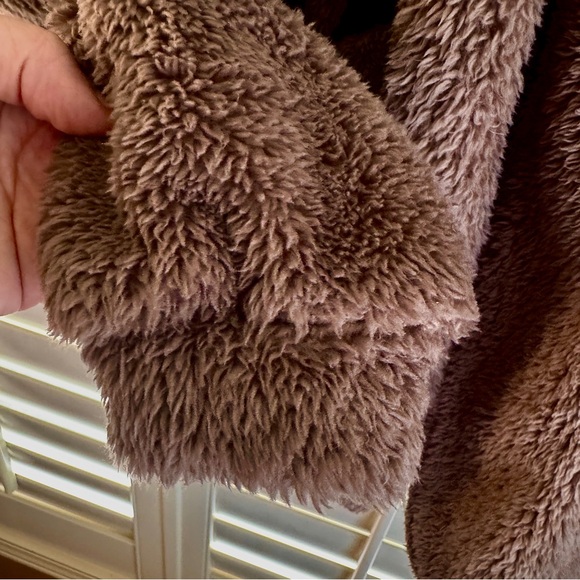 Vintage Havana Girls Sherpa Star Hooded Jacket Big Kid L Cozy Layer - Picture 10 of 11